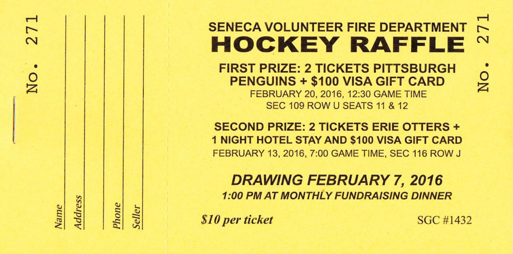 Fund Raiser Hockey Seneca VFD
